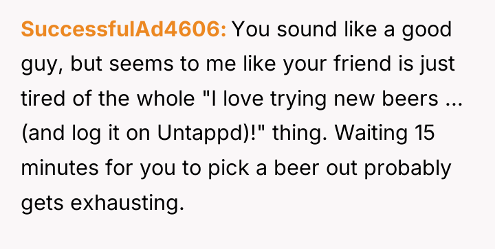 SuccessfulAd4606 You sound like a good guy, but seems to...