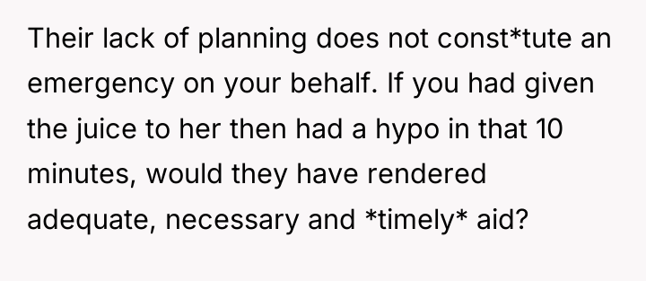Their lack of planning does not const*tute an emergency on...