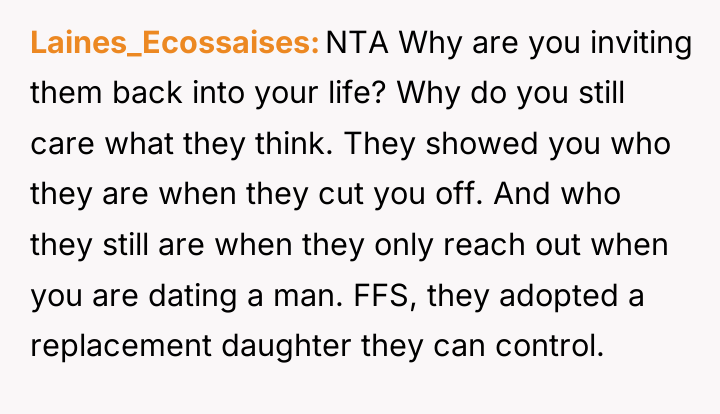 Laines_Ecossaises NTA Why are you inviting them back into your...