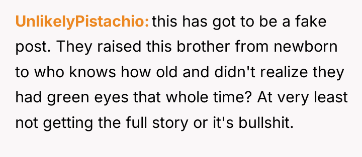 UnlikelyPistachio this has got to be a fake post. They...