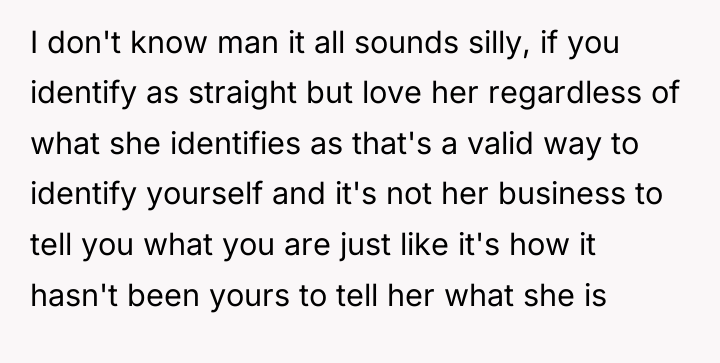 I don't know man it all sounds silly, if you...