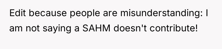 Edit because people are misunderstanding: I am not saying a...