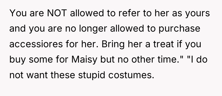 You are NOT allowed to refer to her as yours...