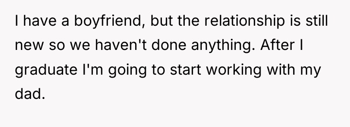 I have a boyfriend, but the relationship is still new...