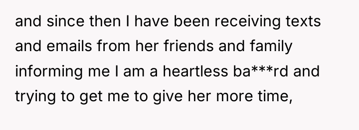 and since then I have been receiving texts and emails...