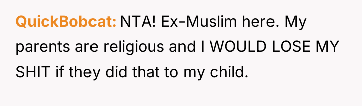 QuickBobcat NTA! Ex-Muslim here. My parents are religious and I...