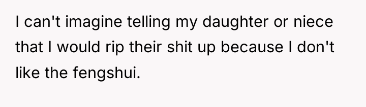 I can't imagine telling my daughter or niece that I...