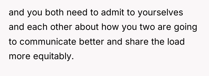 and you both need to admit to yourselves and each...