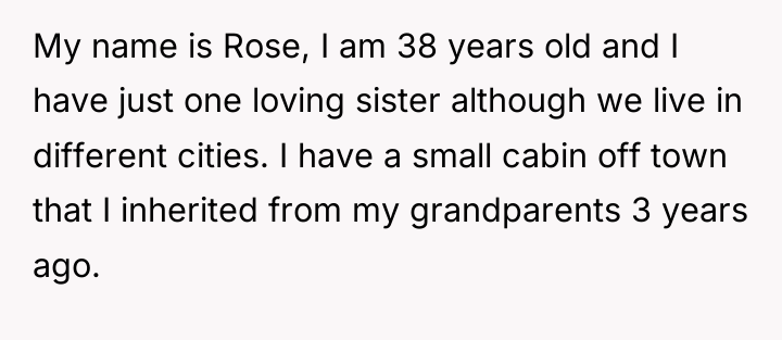 My name is Rose, I am 38 years old and...