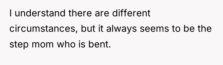 I understand there are different circumstances, but it always seems...