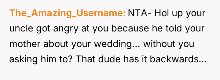 The_Amazing_Username NTA- Hol up your uncle got angry at you...
