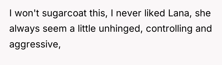 I won't sugarcoat this, I never liked Lana, she always...