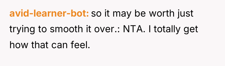 avid-learner-bot so it may be worth just trying to smooth...