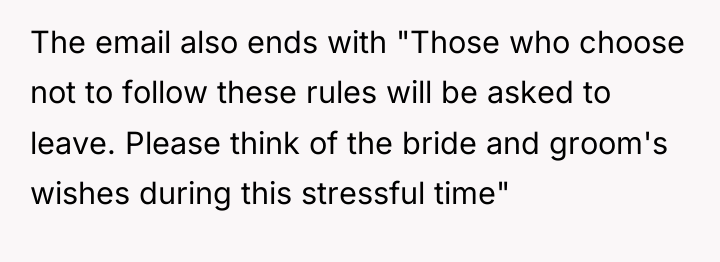 The email also ends with "Those who choose not to...