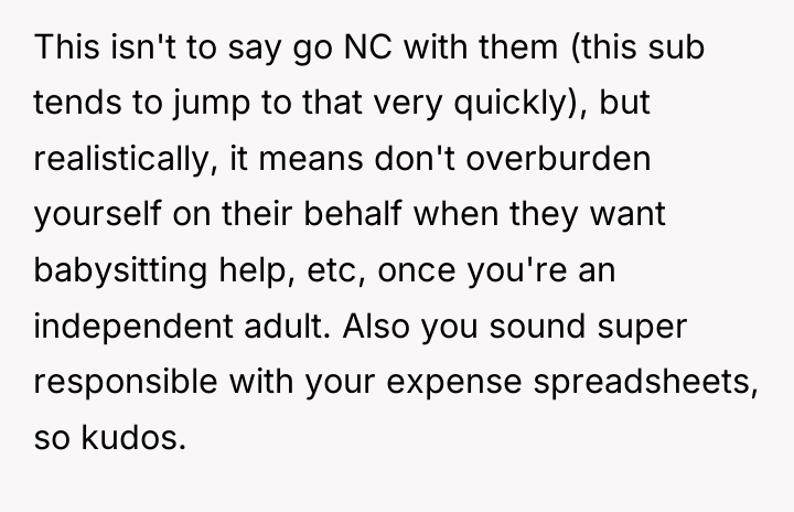 This isn't to say go NC with them (this sub...