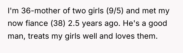 I'm 36-mother of two girls (9/5) and met my now...
