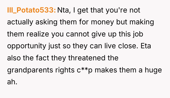 Ill_Potato533 Nta, I get that you're not actually asking them...