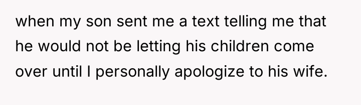 when my son sent me a text telling me that...