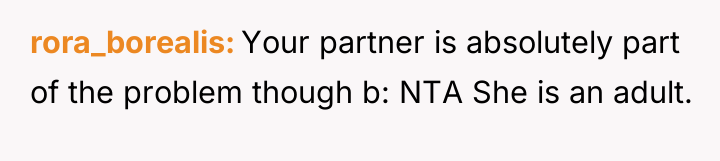 rora_borealis Your partner is absolutely part of the problem though...