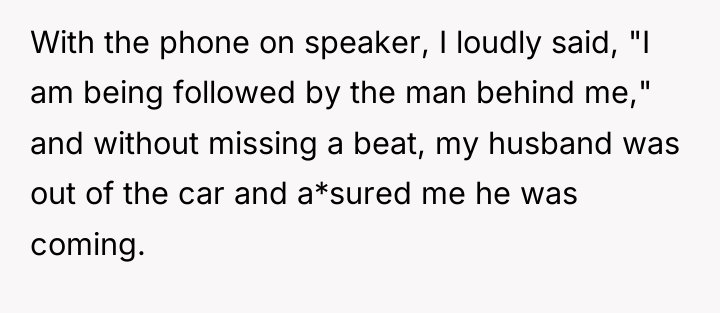 With the phone on speaker, I loudly said, "I am...