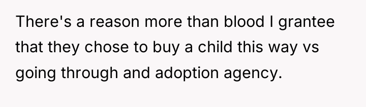 There's a reason more than blood I grantee that they...