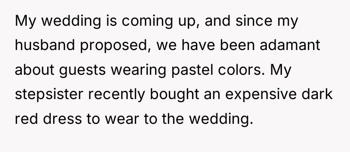 My wedding is coming up, and since my husband proposed,...