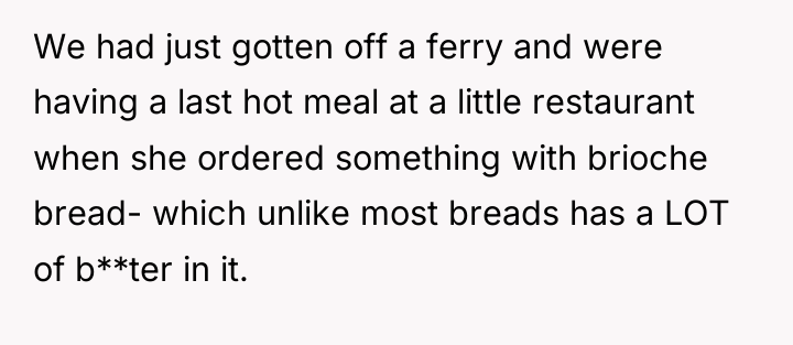 We had just gotten off a ferry and were having...