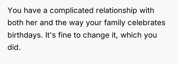 You have a complicated relationship with both her and the...