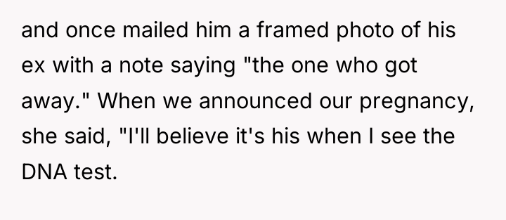 and once mailed him a framed photo of his ex...