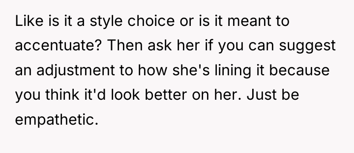 Like is it a style choice or is it meant...
