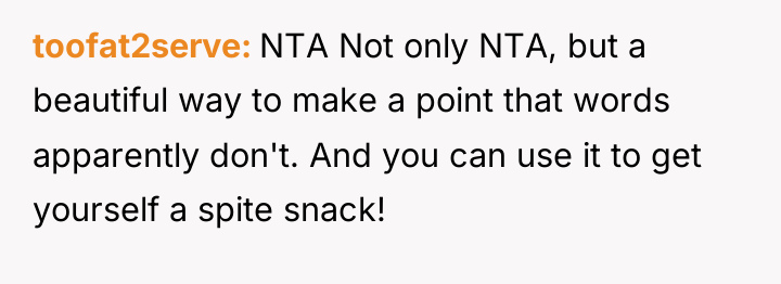 toofat2serve NTA Not only NTA, but a beautiful way to...