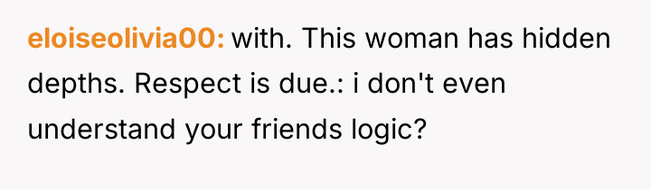 eloiseolivia00 with. This woman has hidden depths. Respect is due.:...