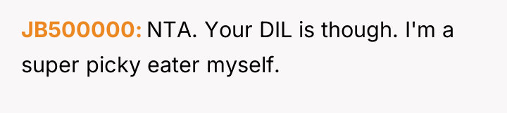 JB500000 NTA. Your DIL is though. I'm a super picky...