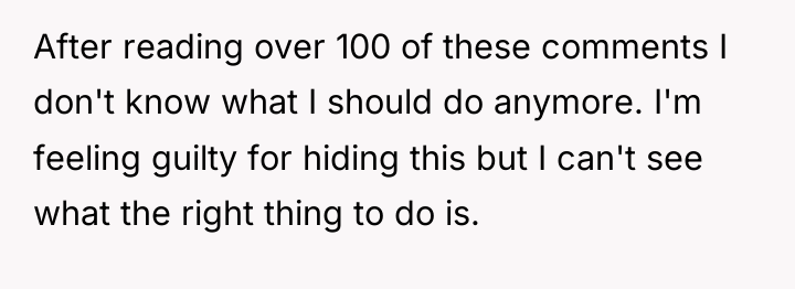 After reading over 100 of these comments I don't know...