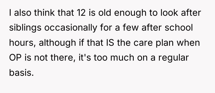 I also think that 12 is old enough to look...