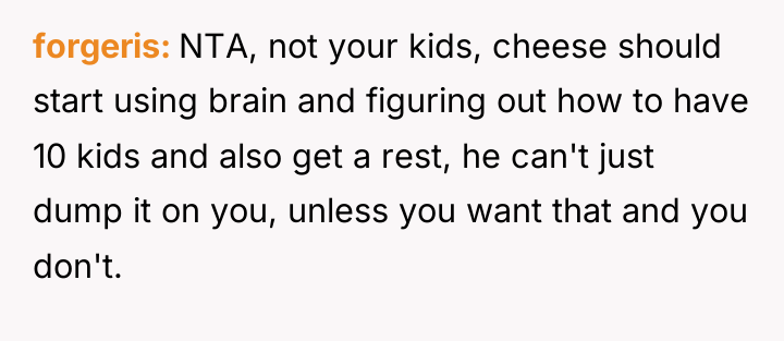 forgeris NTA, not your kids, cheese should start using brain...