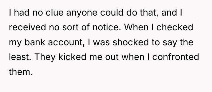 I had no clue anyone could do that, and I...