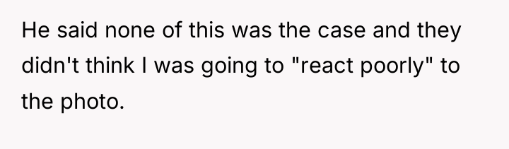 He said none of this was the case and they...