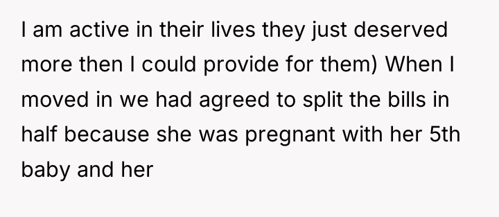 I am active in their lives they just deserved more...