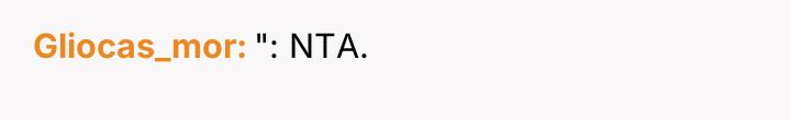 Gliocas_mor ": NTA.