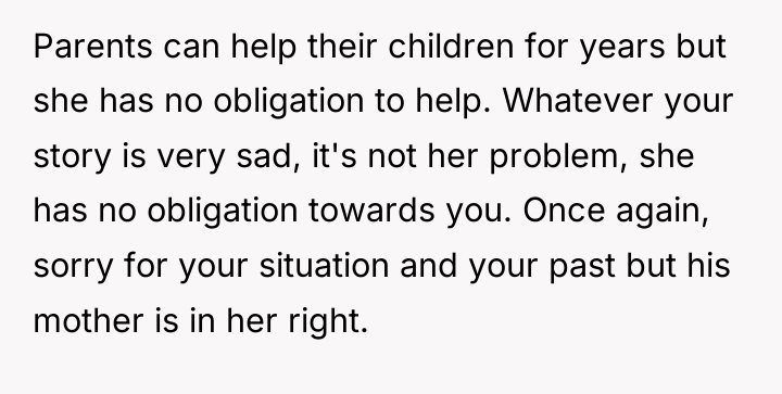 Parents can help their children for years but she has...