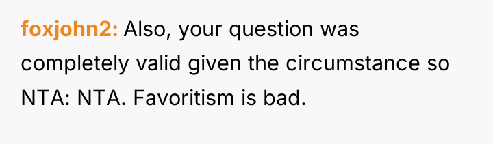 foxjohn2 Also, your question was completely valid given the circumstance...