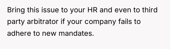 Bring this issue to your HR and even to third...