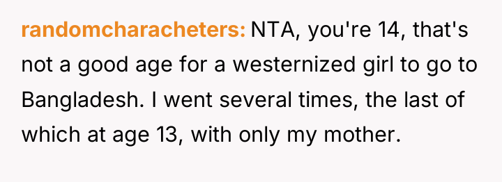randomcharacheters NTA, you're 14, that's not a good age for...