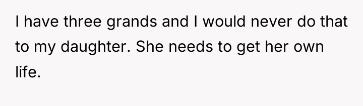 I have three grands and I would never do that...