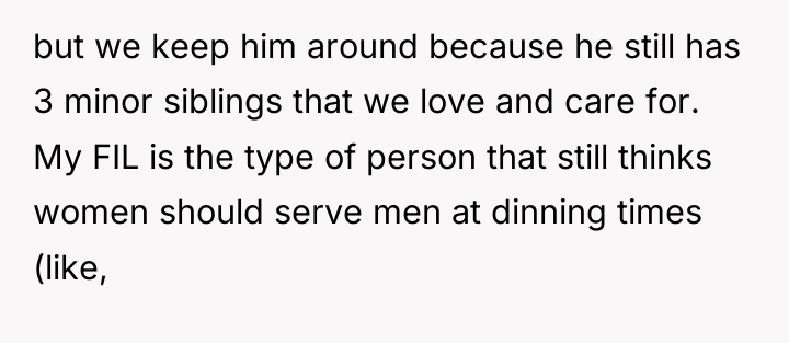 but we keep him around because he still has 3...