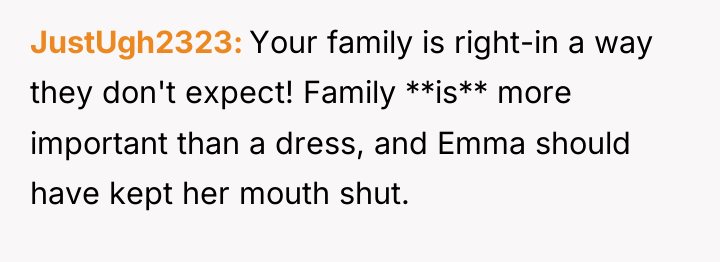 JustUgh2323 Your family is right-in a way they don't expect!...
