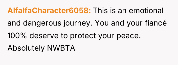 AlfalfaCharacter6058 This is an emotional and dangerous journey. You and...