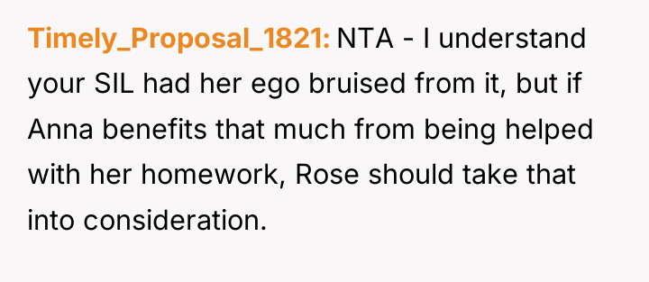 Timely_Proposal_1821 NTA - I understand your SIL had her ego...