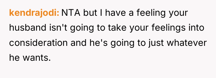 kendrajodi NTA but I have a feeling your husband isn't...